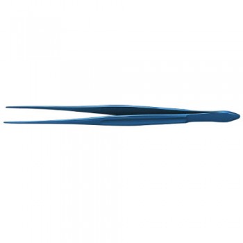 Cushing Forcep  1mm Serrated tips,Straight, Scraper end